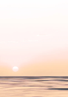 Carta da parati tramonto barca