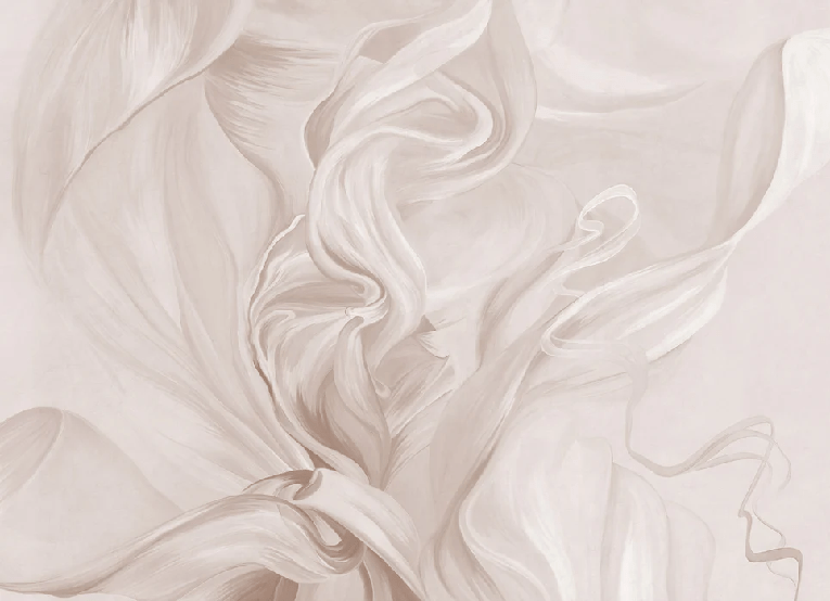 Carta da parati contemporanea – sublime flow sepia