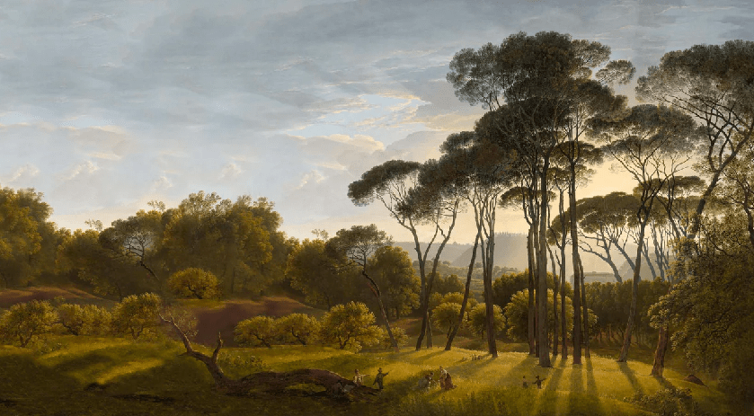 Papier peint paysage historique italien - Muralconcept