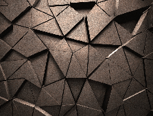 Papier peint 3D black perspective rouille - Muralconcept