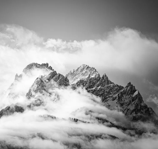 Papier peint panoramique pic Dolomites, XXL, tendance
