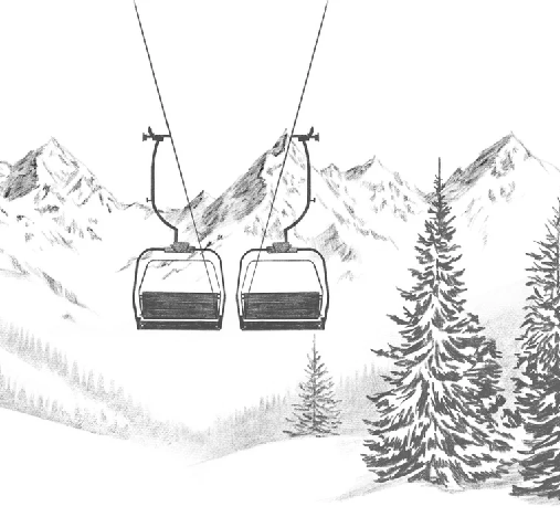 Carta da parati Alpine Immersion