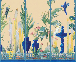 Papier peint panoramique jardin tropical - Muralconcept