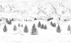 Papier peint Aiguilles d'Arves, XXL, tendance