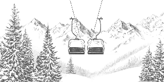 Papier peint immersion Alpine - Muralconcept