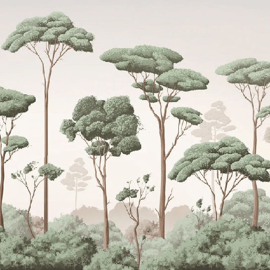 Carta da parati Brezza leggera nella pineta