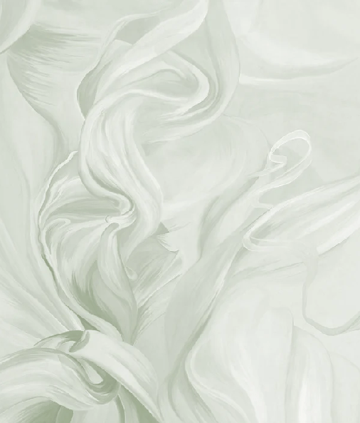 Carta da parati contemporanea – sublime flusso verde salvia