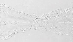 Papier peint abstrait lac Annecy - Cloud dancer - Muralconcept