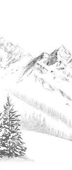 Carta da parati Alpine Immersion