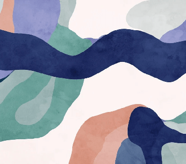 Papier peint abstrait ondulation - Muralconcept