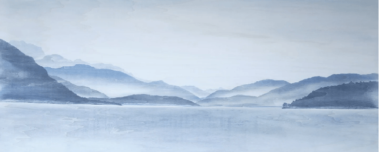 Carta da parati Annecy | Les Bleus du Lac®