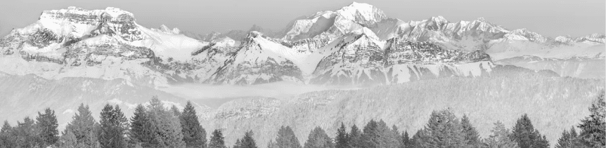 Papier peint photo - La Tournette et au delà - Muralconcept