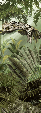 Papier peint enfant jungle secrète