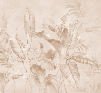 Papier peint élégante jungle poudrée