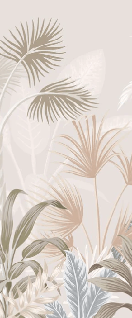 Papier peint panoramique jungle terracotta, XXL, tendance