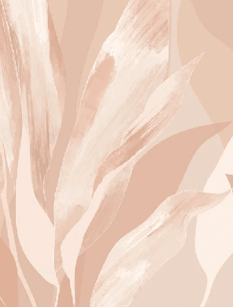 Papier peint étoffe florale nude - Muralconcept