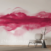 Papier peint panoramique encre - Muralconcept