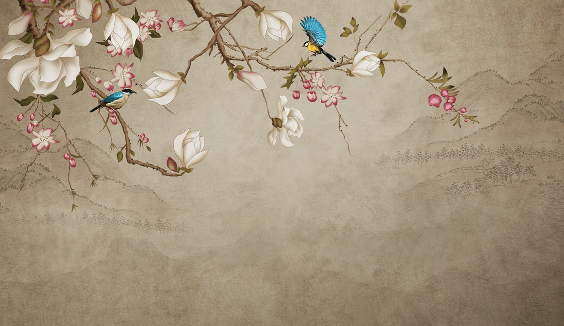 Papier peint Romantique bird - Muralconcept