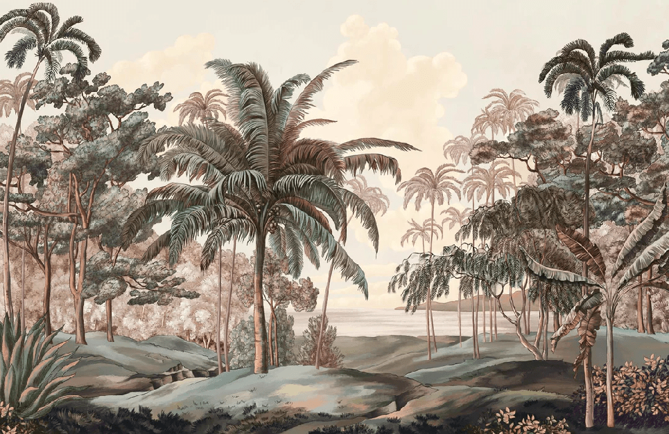 Papier peint paysage Célèbes terra, XXL, tendance