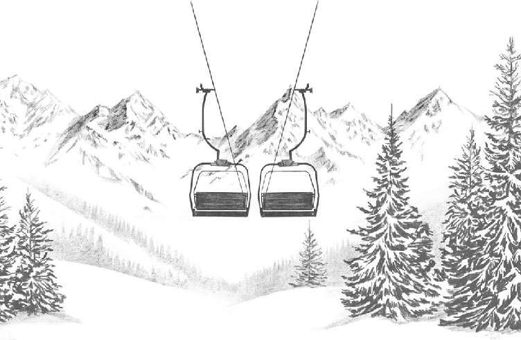 Carta da parati Alpine Immersion