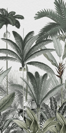 Papier peint panoramique jungle tree, XXL, tendance