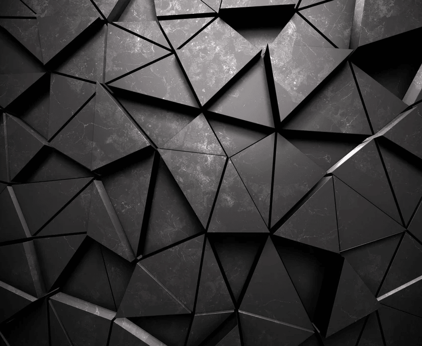 Papier peint 3D Black Perspective - Muralconcept