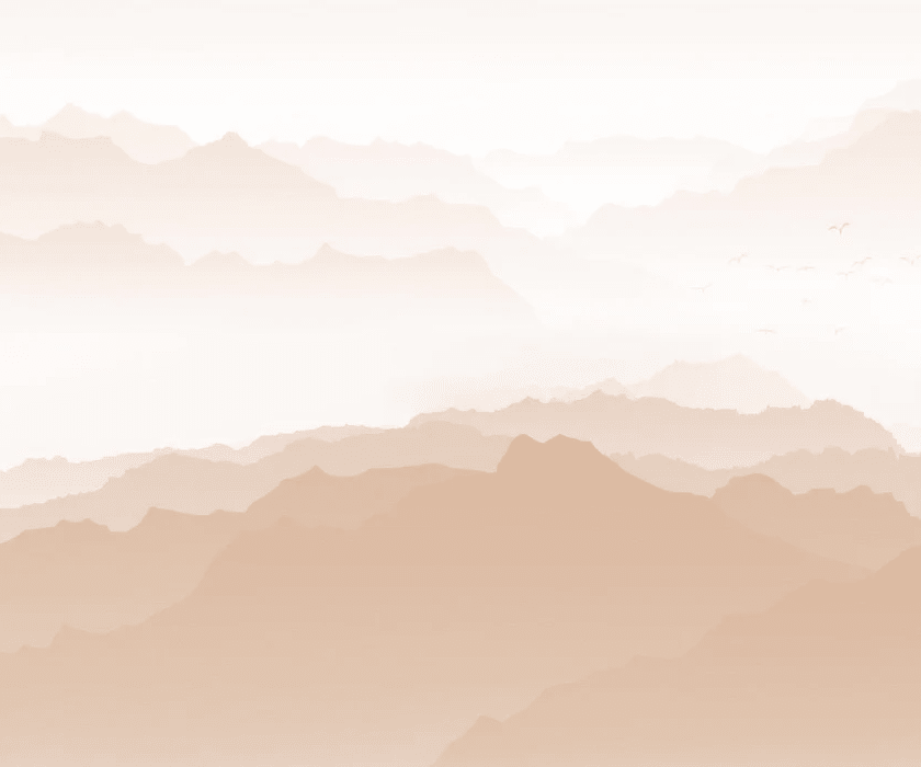Papier peint montagne velours beige - Muralconcept