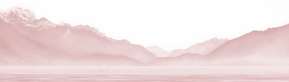Papier peint Annecy et son lac paisible rouge - Muralconcept