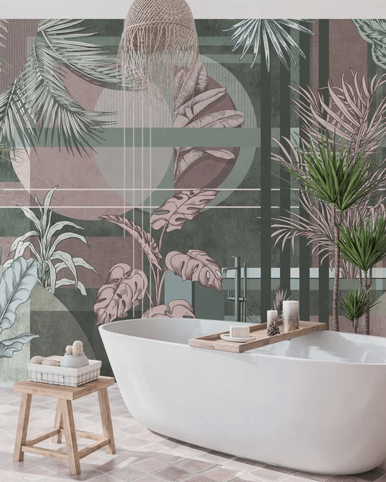 Carta da parati moderna di design