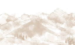 Papier peint panoramique Aravis sépia - Muralconcept