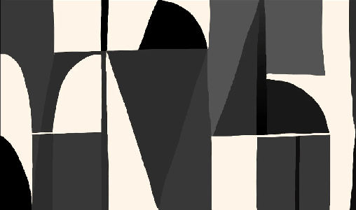 Carta da parati stile Memphis nera