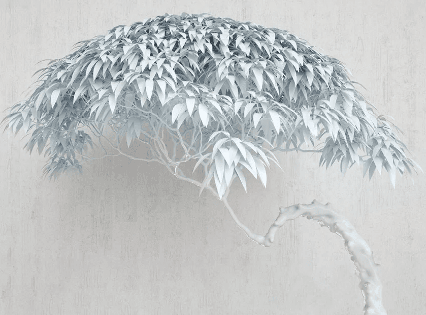 Papier peint panoramique  Arbre Nordic Style - Muralconcept