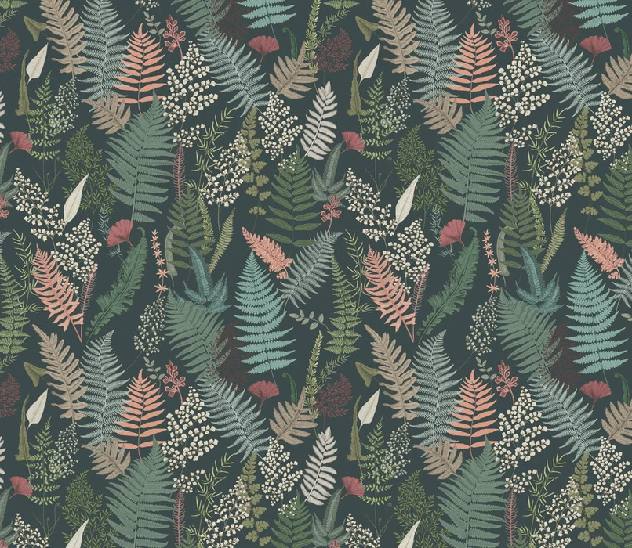 Papier peint feuille dense d'automne, XXL, tendance