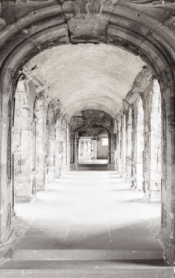 Papier peint Trompe l'oeil Couloir Marbre Parisien - Muralconcept