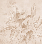 Papier peint élégante jungle poudrée