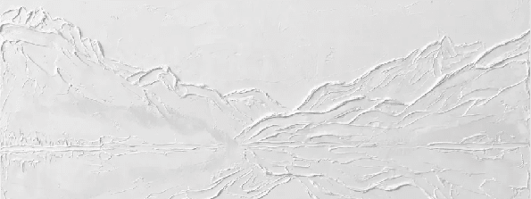 Papier peint abstrait lac Annecy - Cloud dancer - Muralconcept