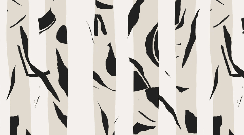 Papier peint rayure bichrome - Muralconcept