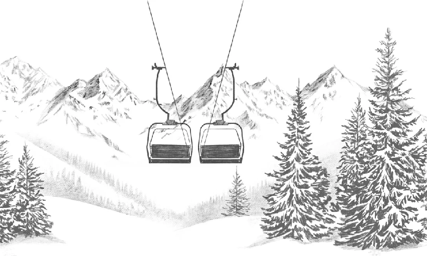 Carta da parati Alpine Immersion