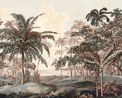 Papier peint paysage Célèbes terra - Muralconcept