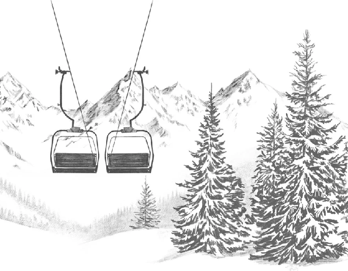 Carta da parati Alpine Immersion