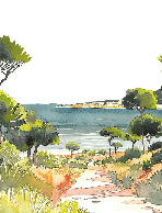 Papier peint panoramique air estival - Muralconcept
