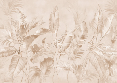 Papier peint élégante jungle poudrée