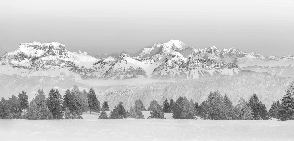 Papier peint photo - La Tournette et au delà - Muralconcept