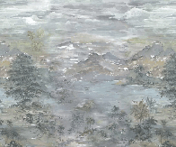 Papier peint paysage tendance peinture, XXL, tendance