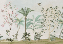 Papier peint chinoiserie jungle - Muralconcept