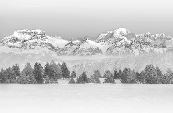 Papier peint photo - La Tournette et au delà - Muralconcept