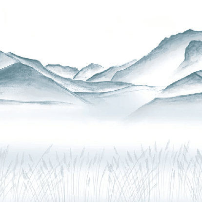 Papier peint artistique Annecy entre lac montagne - Muralconcept