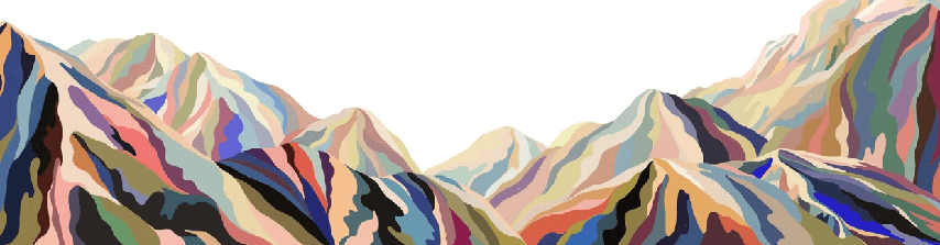 Papier peint Annecy arty color - Muralconcept