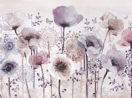 Carta da parati Fleur Parme