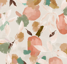 Papier peint bloom & brush - Muralconcept